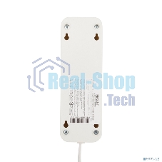 Удлинитель Rexant 3 гнезда, 10 м, 2х0.75 мм², б/з, белый (Сделано в России)