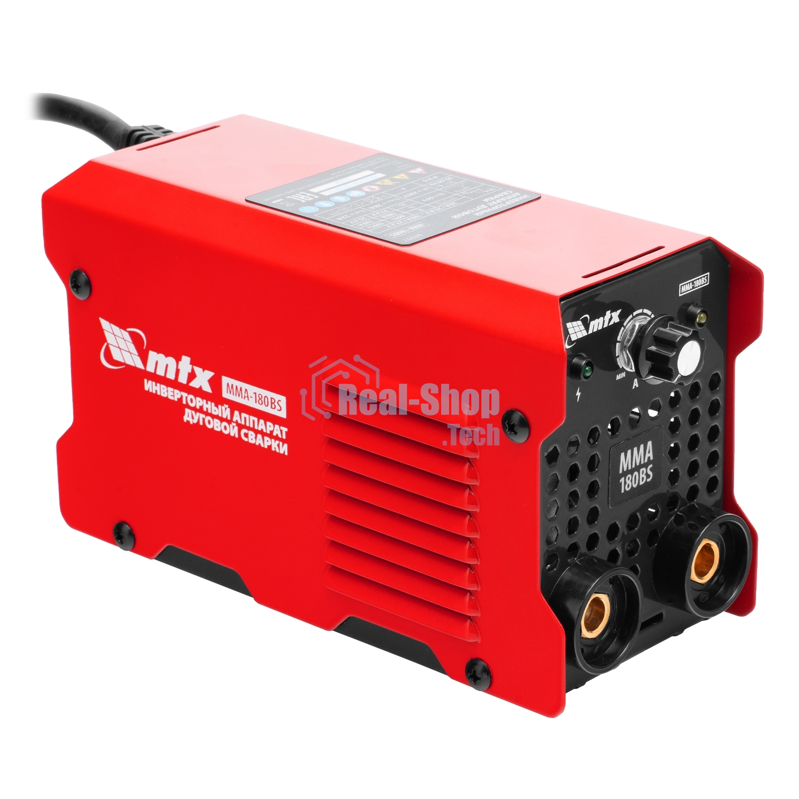Инверторный аппарат дуговой сварки MTX MMA-180BS, 180 А, ПВ 60%