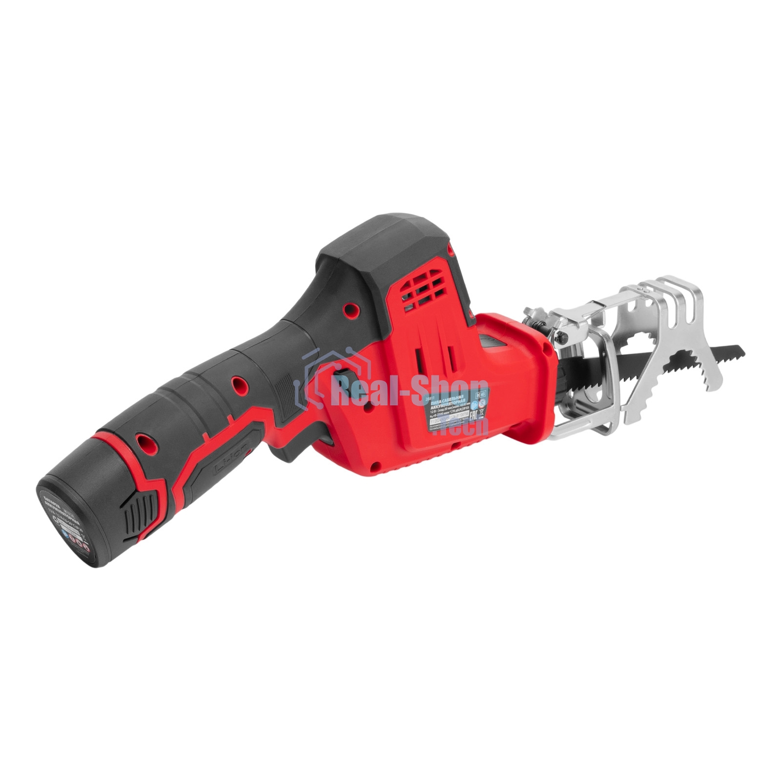 Пила сабельная аккумуляторная MTX RС-65, Li-Ion, 12 В