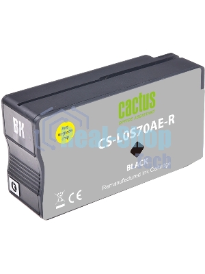 Картридж струйный Cactus CS-L0S70AE-R 953XL черный (54мл) для HP OJ Pro 7740/8210/8218/8710/8715