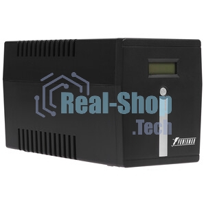 Источник бесперебойного питания Powerman Smart Sine 1500VA/1050W, 220V, Line-Interactive, LCD, Tower, Out: 4xShuko, черный*SmartSine1500