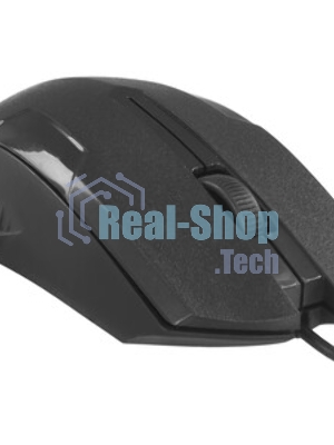 Мышь проводная ExeGate Professional Standard SH-9025L черный, 1000 dpi, USB, кнопки - 3