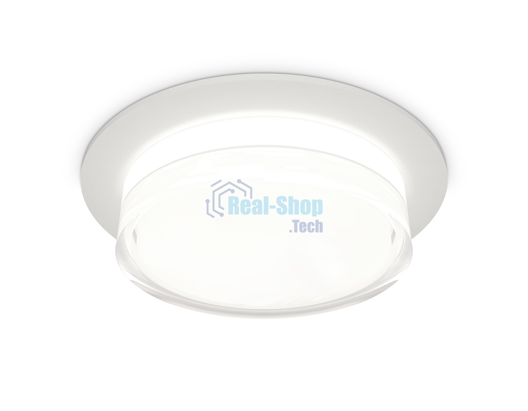 Комплект встраиваемого светильника Ambrella light XC8050024 SWH/FR/CL белый песок/белый матовый/прозрачный GX53 (C8050, N8399)
