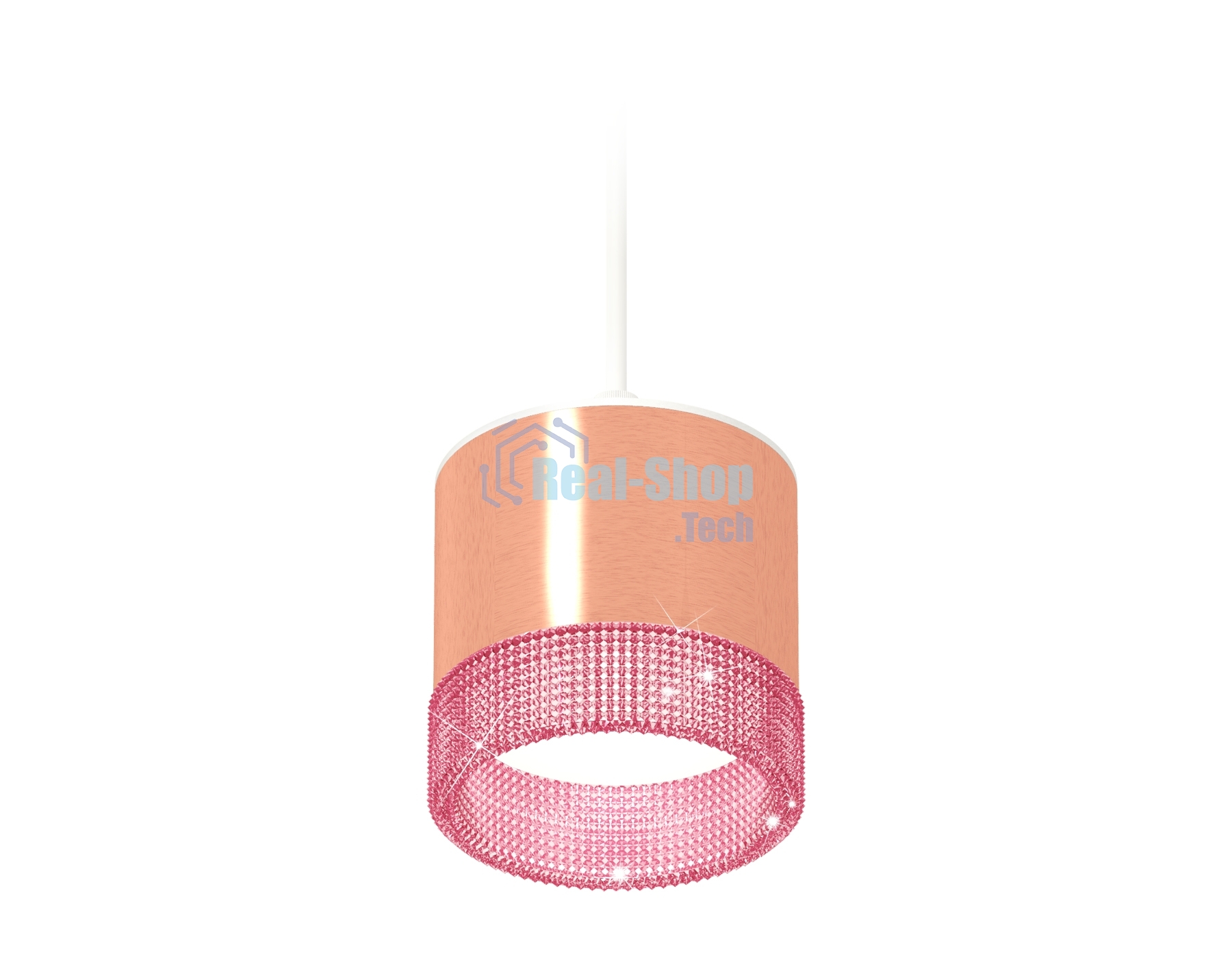 Светильник Ambrella Light XP8122031 PPG/PI/SWH золото розовое полированное/розовый/белый песок GX53 (A2331, C8122, N8486)
