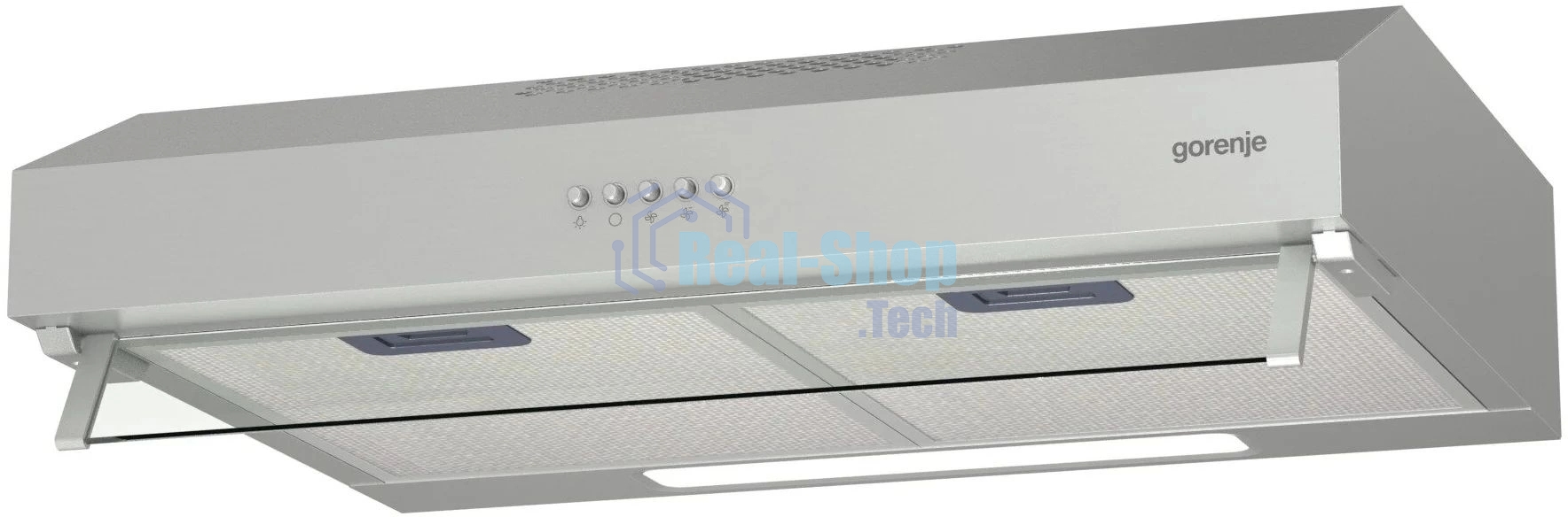 Вытяжка встраиваемая Gorenje WHU529EX/M нержавеющая сталь управление: кнопочное (1 мотор)