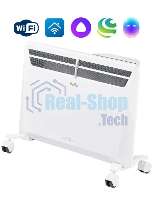 Конвектор электрический Ballu Evolution Digital Inverter BEC/EVI4-1000 белый, HEDGEHOG, 15 м², 1000 Вт, термостат, WiFi