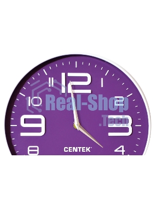 Часы настенные Centek СТ-7101 фиолетовый