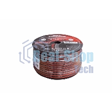 Кабель акустический Rexant 2х2,50 мм², красно-черный, бухта 100 м