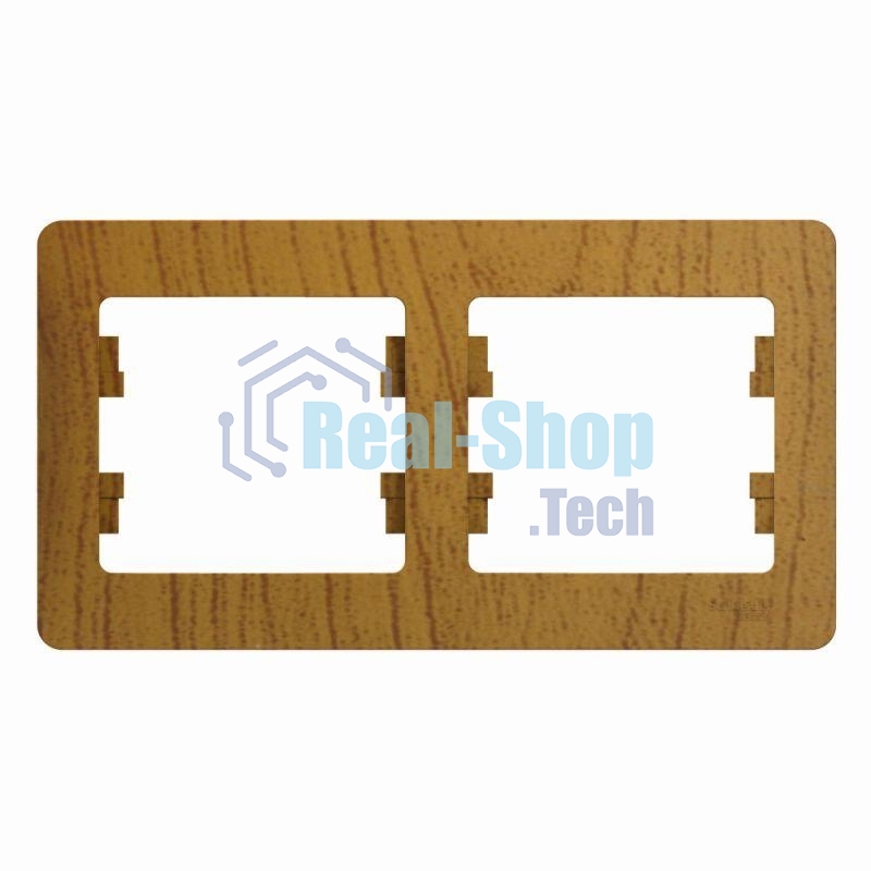 Рамка 2-м Glossa горизонт. дер. дуб SchE GSL000502