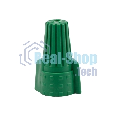 Соединительный изолирующий зажим Rexant с лепестками СИЗ-99 ø 12 мм (2,5-6 мм²), зеленый (100 шт./уп.)