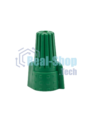 Соединительный изолирующий зажим Rexant с лепестками СИЗ-99 ø 12 мм (2,5-6 мм²), зеленый (100 шт./уп.)