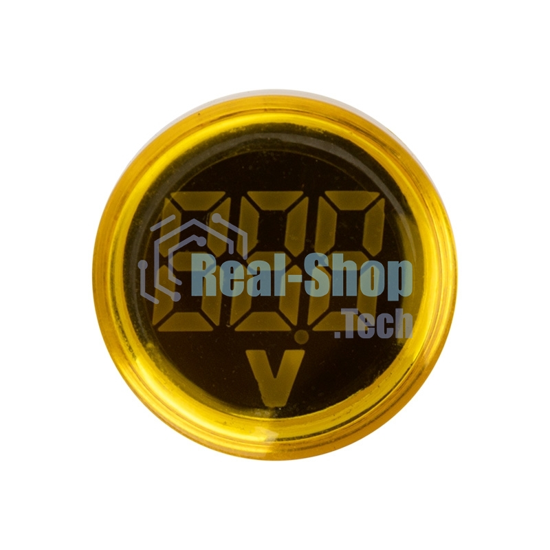 Индикатор значения напряжения Rexant желтый VD22 70-500 В