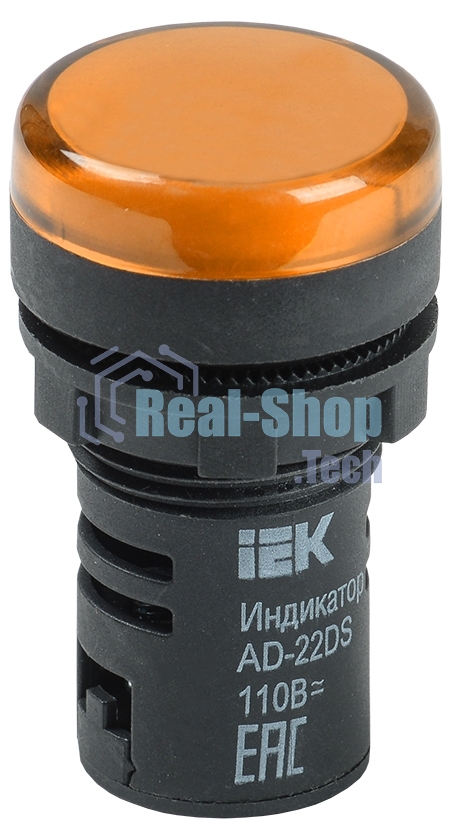 Арматура светосигнальная AD-22DS 24В AC/DC жел. ИЭК BLS10-ADDS-024-K05