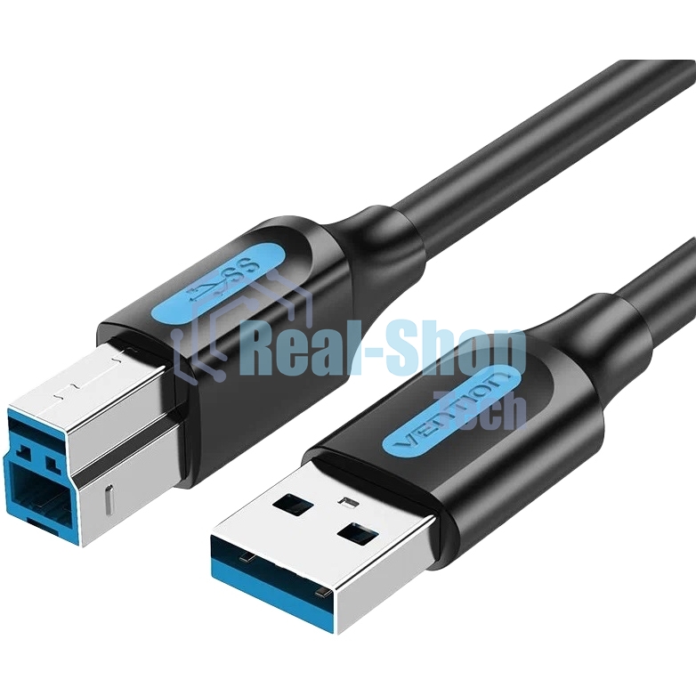 Кабель Vention USB 3.0 AM/BM - 1м