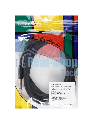 Кабель-соединит 6.35ST(M)/6.35 ST(M), 3м, Telecom PRO TAV6166-3M