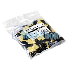 Самоклеющаяся площадка для крепления стяжек ExeGate EX293146RUS STM3030B-100 (30х30 мм, halogen free, -40°C - +85°C, черная, 100 шт)