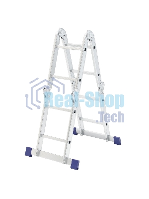 Лестница шарнирная алюминиевая Сибртех, 4х2