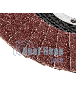 Круг лепестковый Сибртех торцевой, конический, Р 60, 125 х 22,2 мм