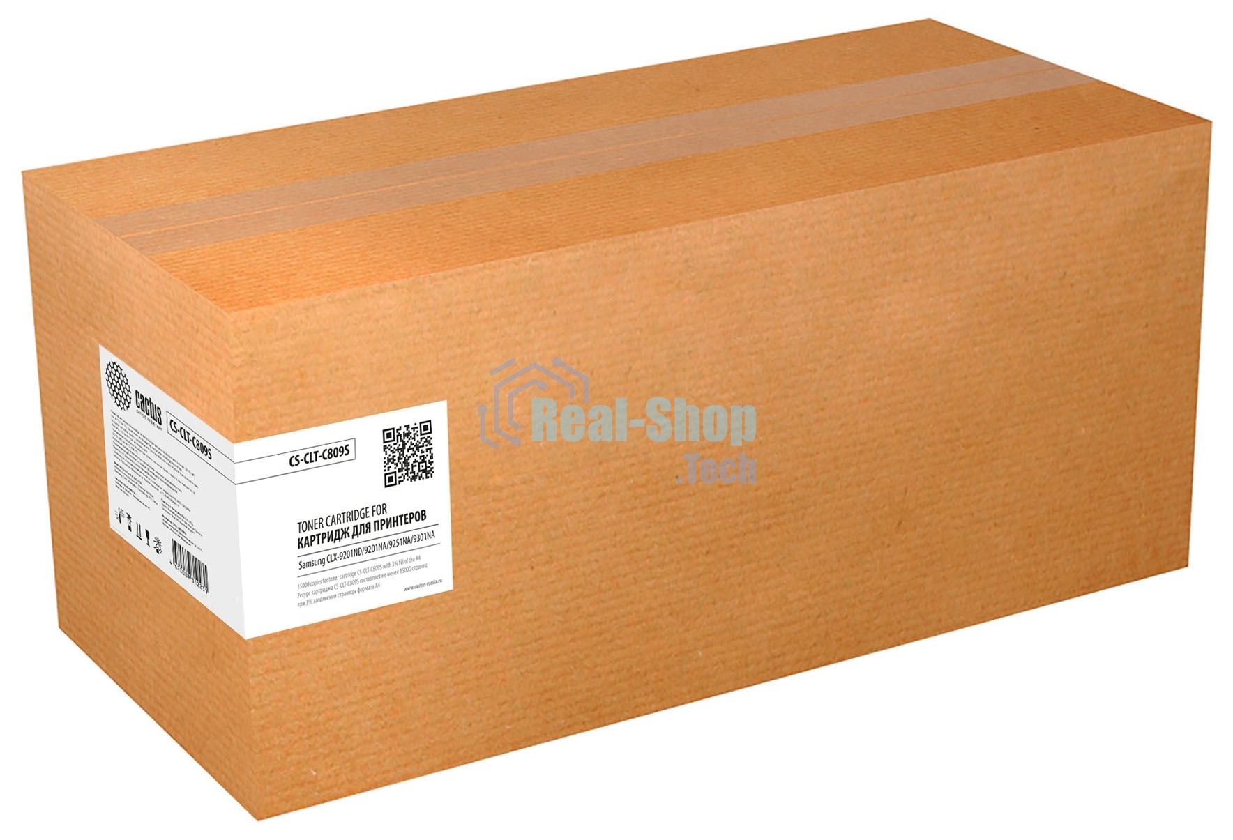 Картридж лазерный Cactus CS-CLT-C809S голубой (15000 стр.) для Samsung CLX-9201ND/9201NA/9251NA/9301NA