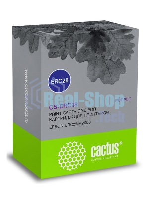 Картридж матричный Cactus CS-ERC28 фиолетовый 12.7мм, 3.1м, 2 000 000 знаков для Epson ERC28/M2000