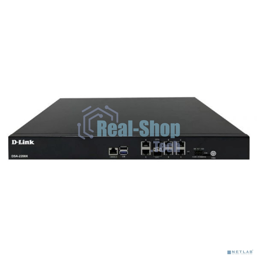 Маршрутизатор D-Link Service Router, 6x1000Base-T, 2x10GBase-X SFP+, 2xUSB ports, RJ45 Console