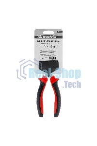 Длинногубцы прямые Matrix, 160 мм, хром-ванадий, двухкомпонентные рукоятки