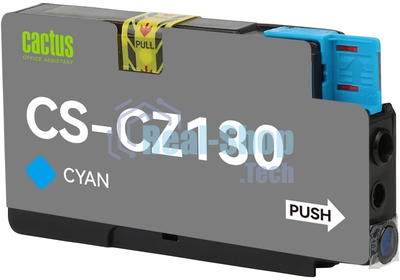 Картридж струйный Cactus CS-CZ130 №711 голубой (26 мл) для HP DesignJet T120/T520