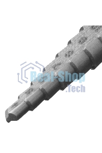 Сверло ступенчатое по металлу Сибртех 4-5-6-7-8-9-10-11-12 мм, 4241