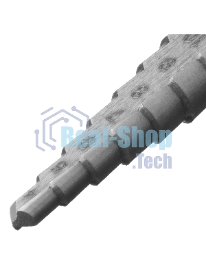 Сверло ступенчатое по металлу Сибртех 4-5-6-7-8-9-10-11-12 мм, 4241