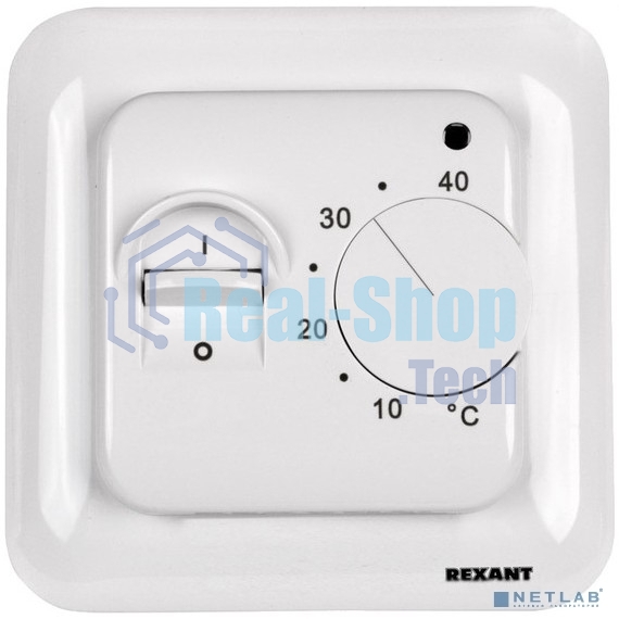 Терморегулятор Rexant механический с датчиком температуры пола 3500Вт