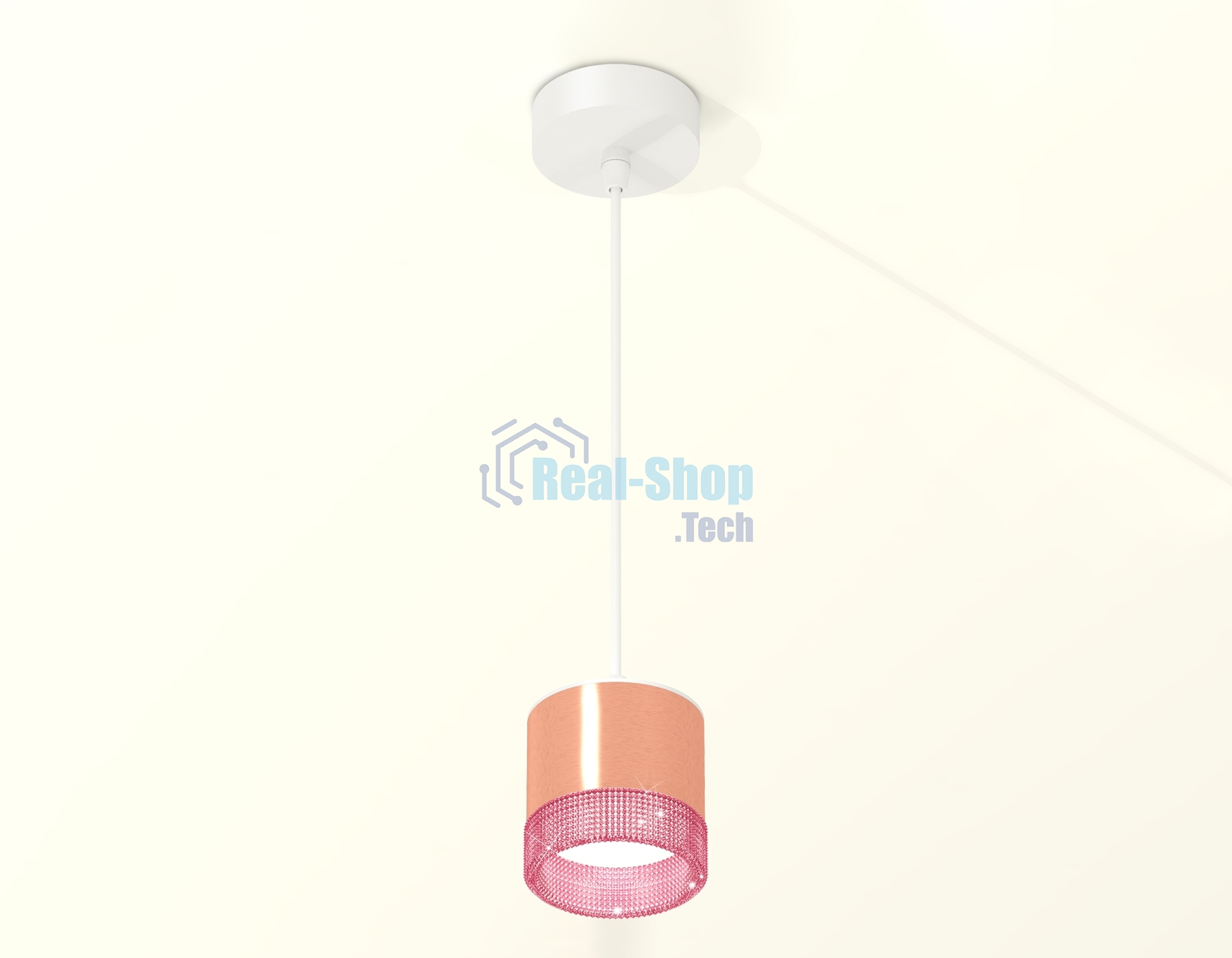 Светильник Ambrella Light XP8122031 PPG/PI/SWH золото розовое полированное/розовый/белый песок GX53 (A2331, C8122, N8486)