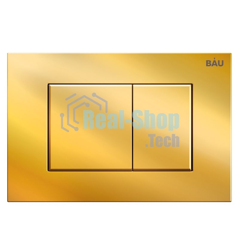 Комплект BAU 6 в 1: инсталляция BAU PRO, унитаз подвесной безободковый Bau Dream 49,5х36, сиденье дюропласт микролифт, клавиша BAU Stil, золото