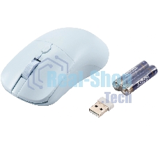 Мышь Acer OMR501 голубой оптическая 1600dpi silent беспров. USB 4but (ZL.MCE11.019)