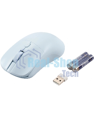 Мышь Acer OMR501 голубой оптическая 1600dpi silent беспров. USB 4but (ZL.MCE11.019)