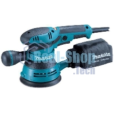 Эксцентриковая шлифовальная машина Makita BO5041 ЭШМ,300Вт,ф125мм,4000-12000об\м,ампл-2.8мм,1.4кг,кор,п\сборник,доп.рукоятка