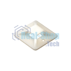 Самоклеющаяся площадка для крепления стяжек ExeGate EX293145RUS STM3030W-100 (30х30 мм, halogen free, -40°C - +85°C, белая, 100 шт)