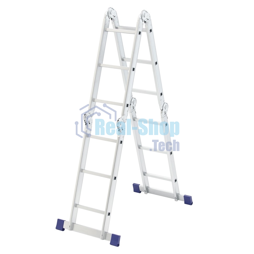 Лестница шарнирная алюминиевая Сибртех, 4х3