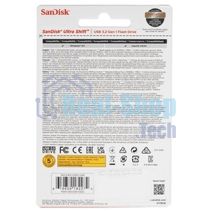 Флешка USB SanDisk Ultra Shift 32Gb, USB 3.0