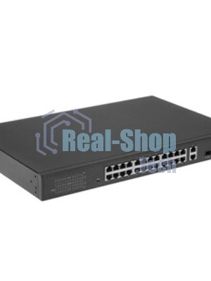 Коммутатор Osnovo SW-62422(400W) 26x100Mb 24PoE+ 400W неуправляемый