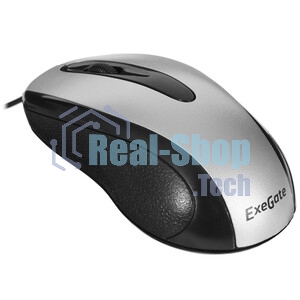 Мышь проводная ExeGate Professional Standard SH-9026S серебристый, 1000 dpi, USB, кнопки - 3