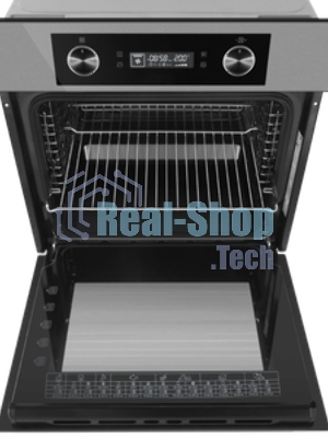 Шкаф духовой электрический Maunfeld AEOH60102S, 60л, дверца с 3 стеклами, нержавеющая сталь