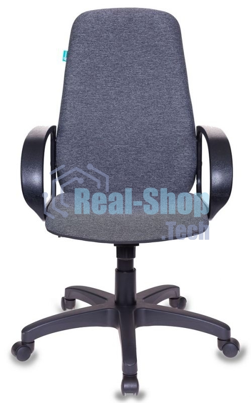 Кресло руководителя Бюрократ CH-808AXSN/Grey темно-серый 10-128 ткань, крестовина пластиковая