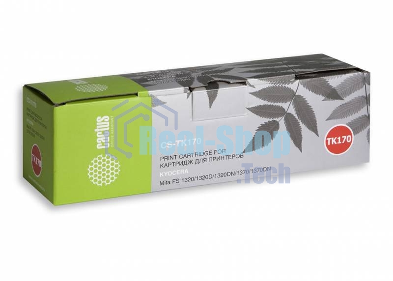 Картридж лазерный Cactus CS-TK170 черный (7200 стр.) для Kyocera Mita P2135 Ecosys, P2135d Ecosys, P2135dn Ecosys, Mita FS 1320, 1320d, 1320dn, 1370, 1370dn