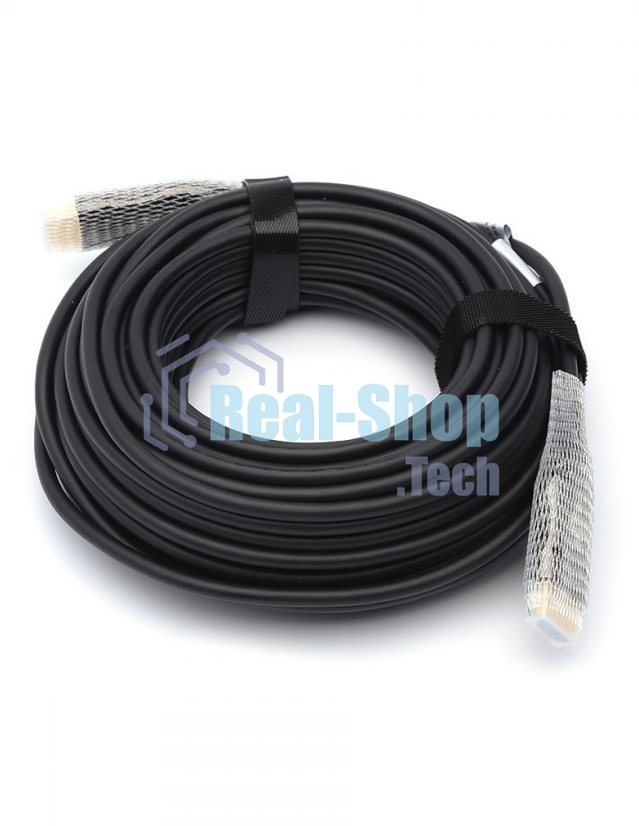 Кабель HDMI 10 м (HIGH speed, Metal gold, Optical) 8K VER 2.1 Кабель HDMI 10 м (HIGH speed, Metal gold, Optical) 8K VER 2.1