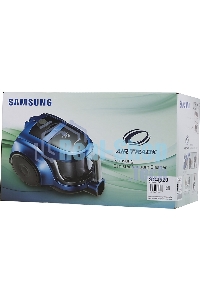 Пылесос Samsung VCC4520S36 синий/черный, 350/1600 Вт, уборка сухая, пылесборник контейнер 1.3 л