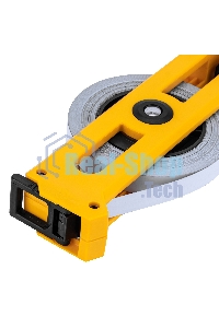 Рулетка геодезическая Denzel 20 м х 13 мм, открытый корпус, металлическая лента