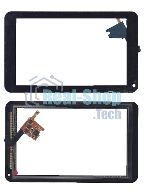 Сенсорное стекло (тачскрин) для LG Optimus Pad (V900), черное