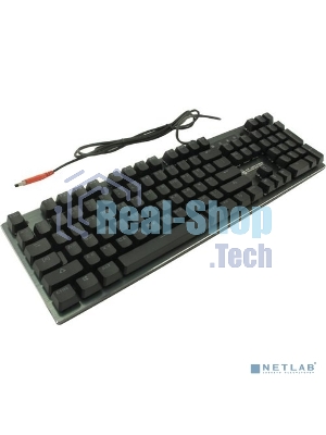 Клавиатура проводная A4Tech B760 механическая черный/серый USB Gamer LED