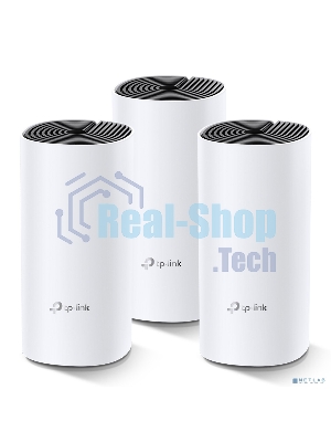 Бесшовный Mesh роутер TP-Link Deco M4 (DECO M4(3-PACK)) AC1200 10/100/1000BASE-TX (упак.:3шт)