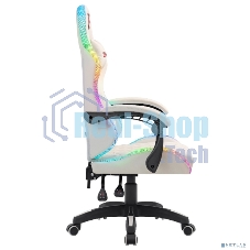 Кресло игровое Defender Energy белый, RGb, класс 4, PU